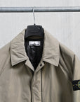 Stone Island Micro Reps Down Car Coat Military Green