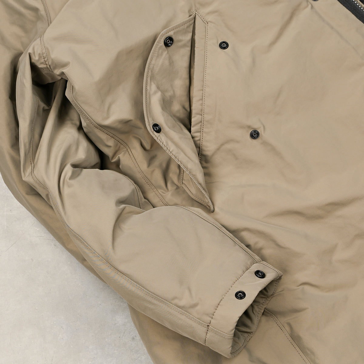 Stone Island Micro Reps Down Car Coat Military Green