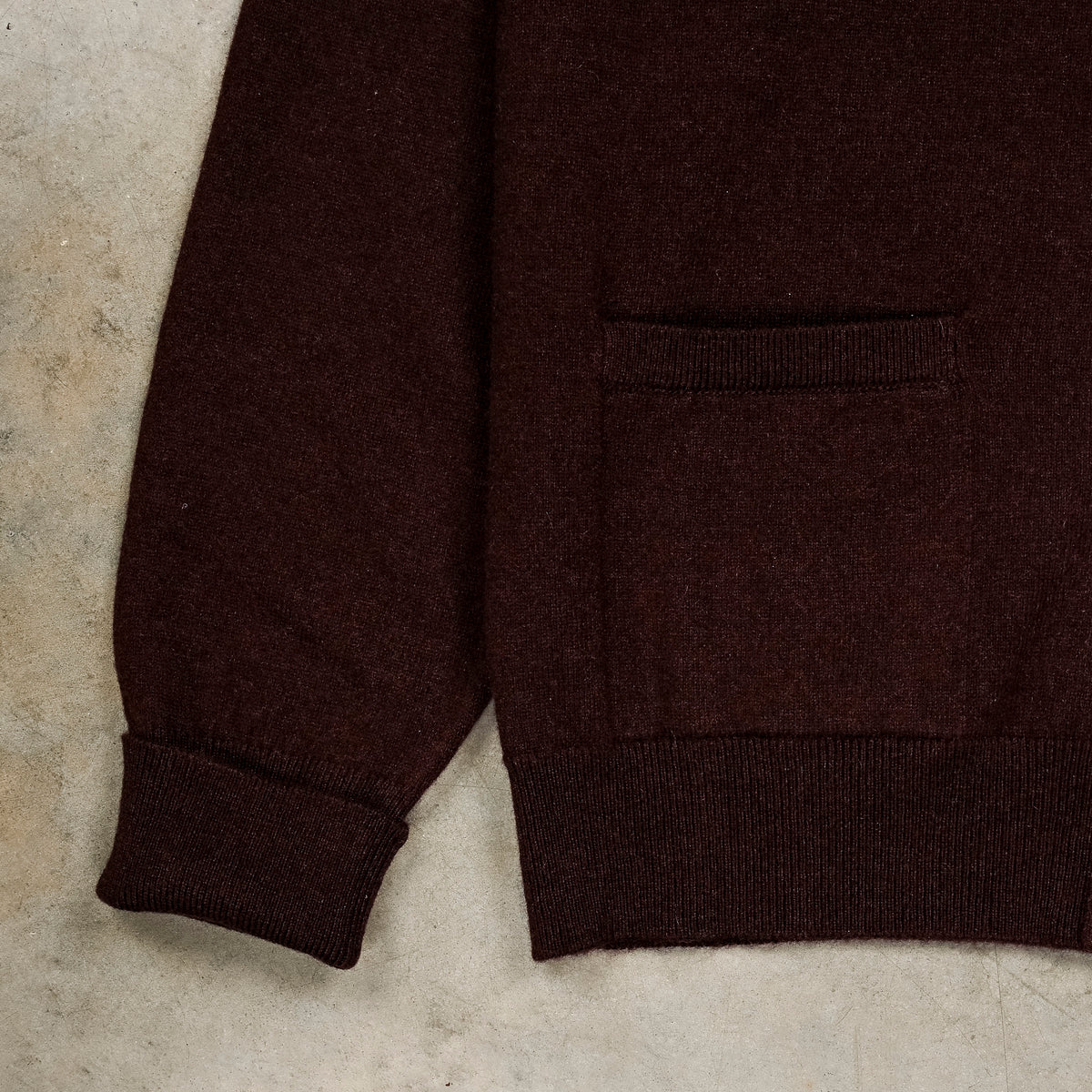 Drumohr Cashmere Cardigan con Bottoni Castano