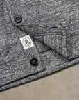 Riding High Azuma Jersey Cardigan Charcoal Mix
