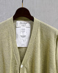 Olde H & Daughter Linen Silk Plain Stitch Cardigan Meadow