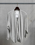 Olde H & Daughter Linen Silk Plain Stitch Cardigan Salt