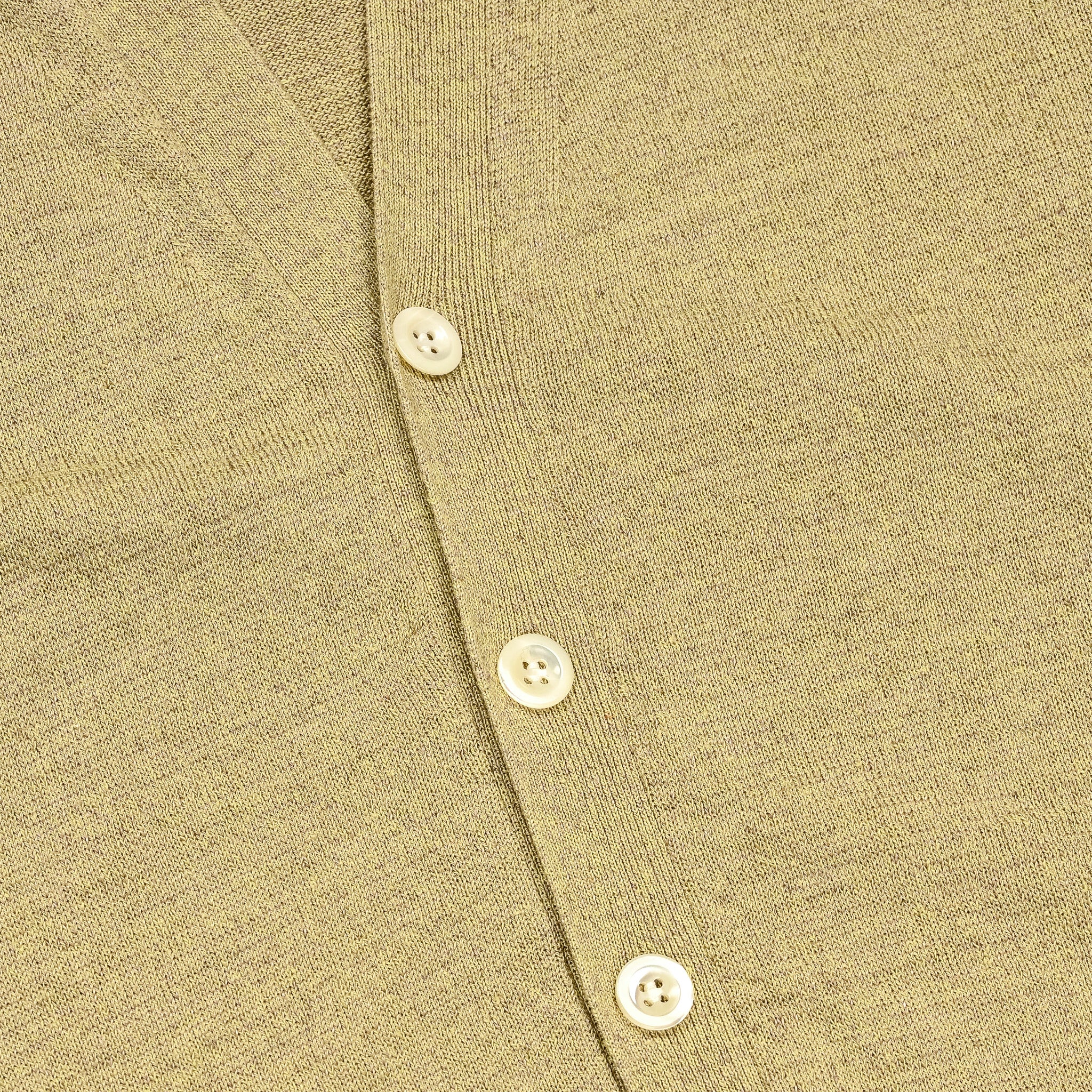 Olde H &amp; Daughter Linen Silk Plain Stitch Cardigan Meadow