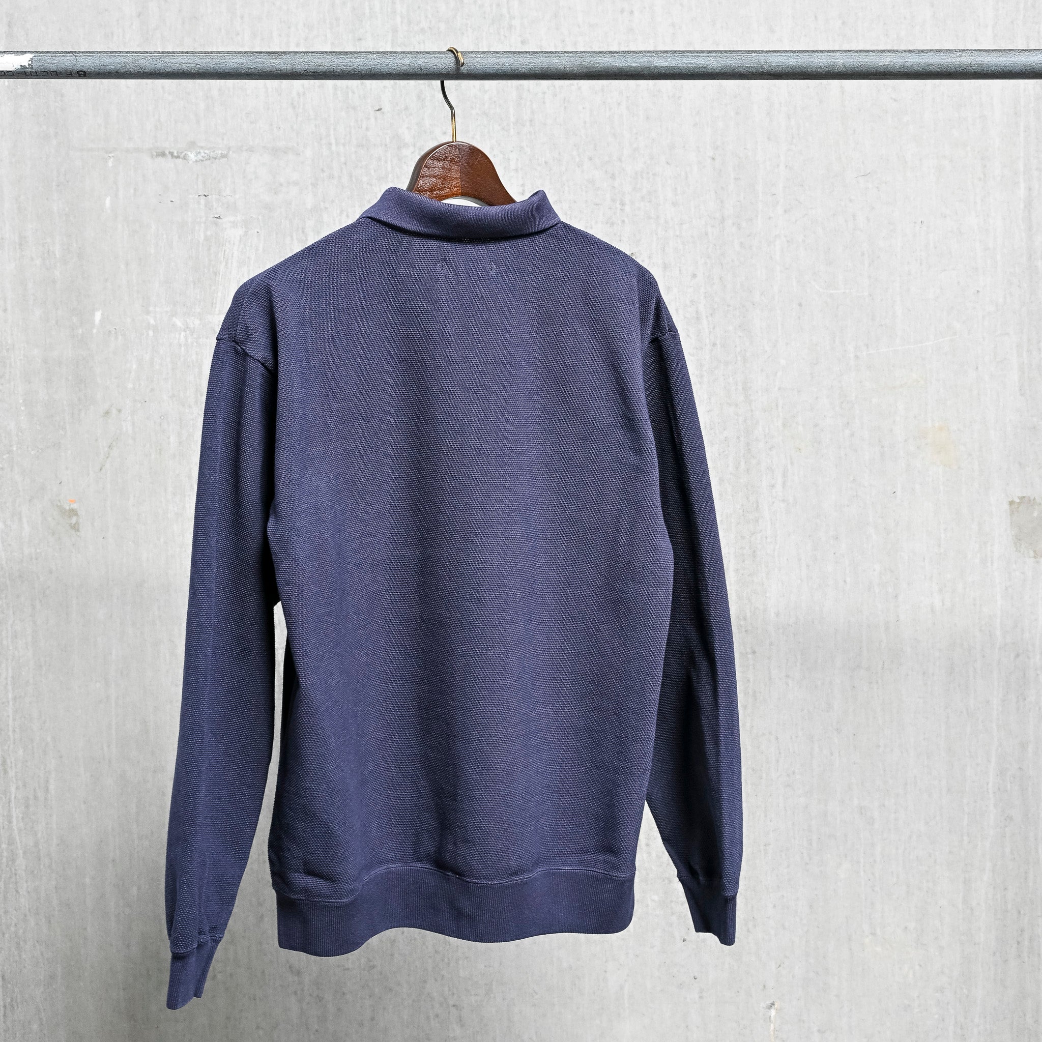 Orgueil OR-9110A Pique Knit Cardigan Navy