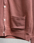 Orgueil OR-9110A Pique Knit Cardigan Pink