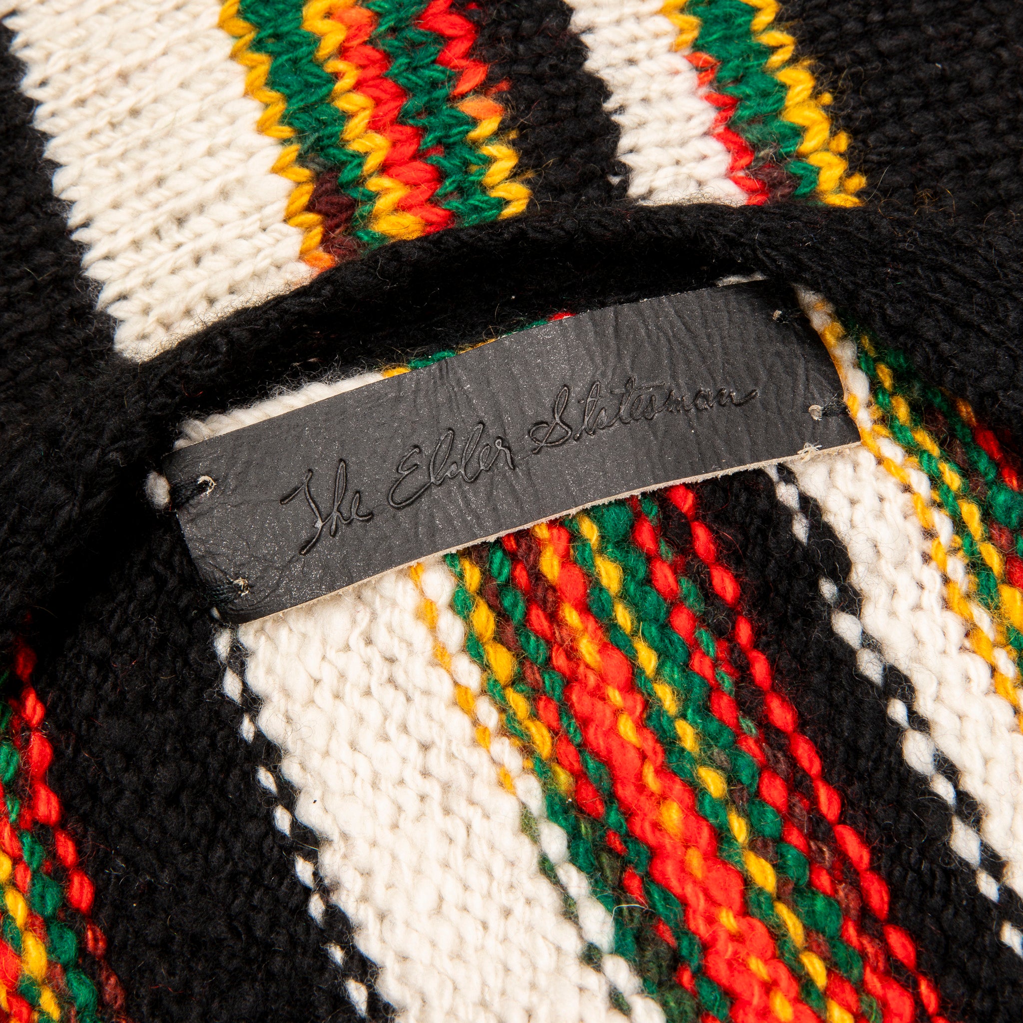 The Elder Statesman 100% Cashmere Rolo Cardigan Rasta – Frans