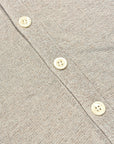 Olde H & Daughter Linen Silk Plain Stitch Cardigan Salt
