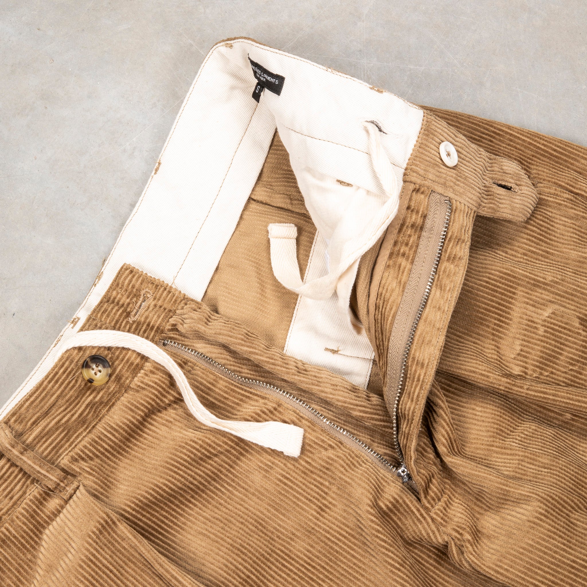 Engineered Garments Carlyle Pants 8-Wale Corduroy Khaki – Frans