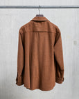 Caruso Overshirt Nuage 180's Wool Beige Scuro