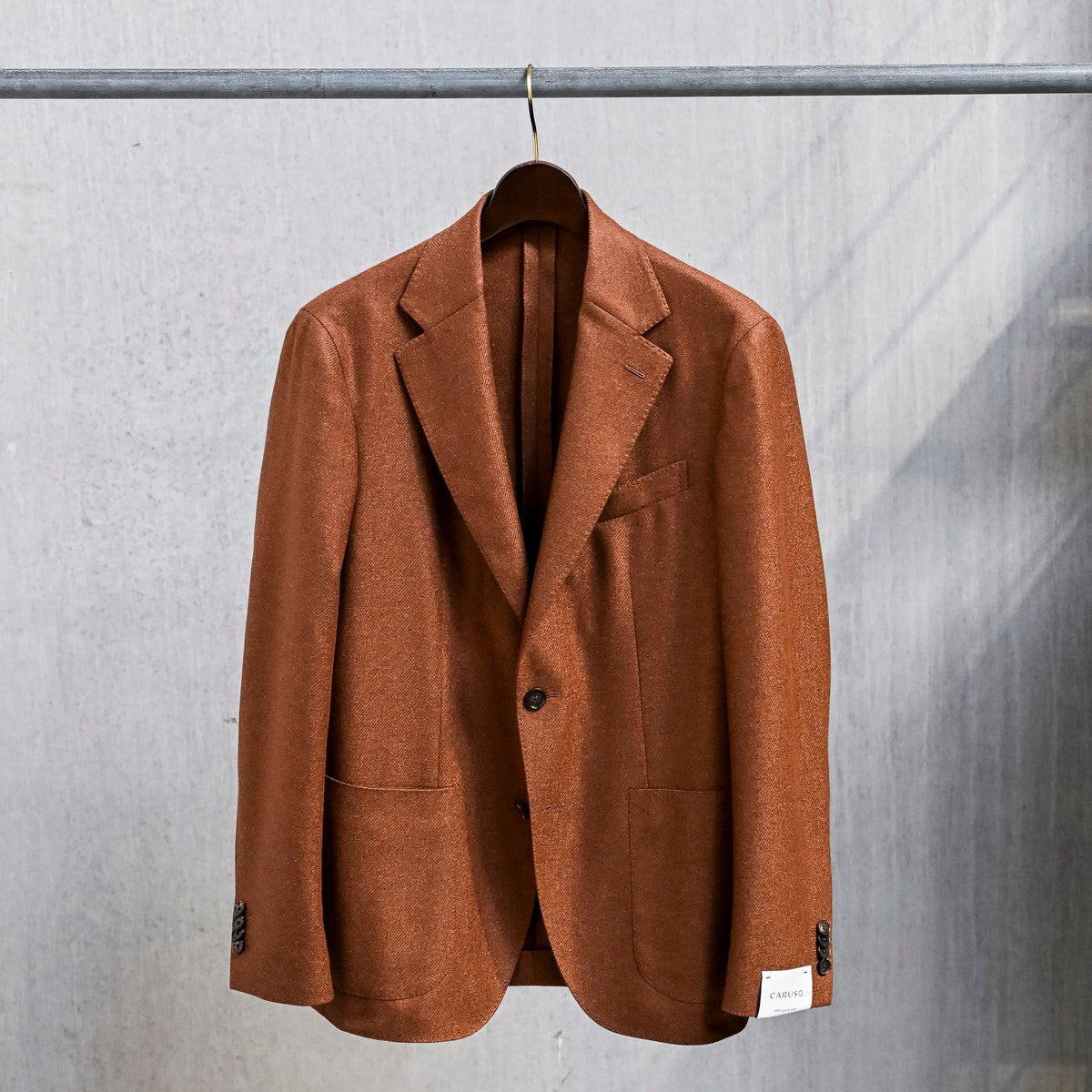 Caruso Butterfly Jacket Pure Cashmere Beige Scuro