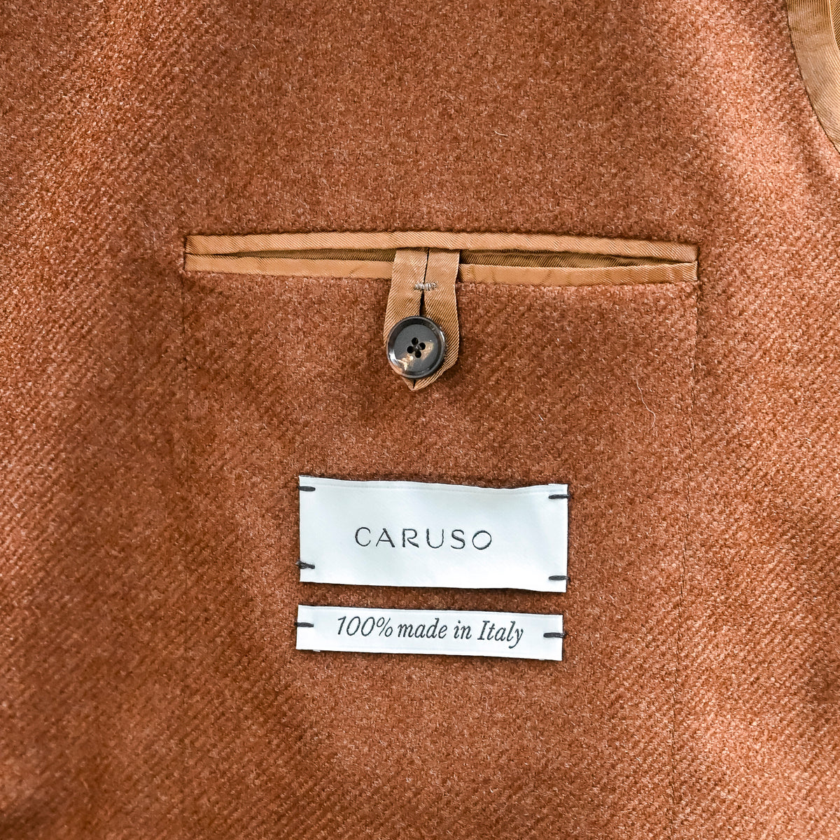 Caruso Butterfly Jacket Pure Cashmere Beige Scuro