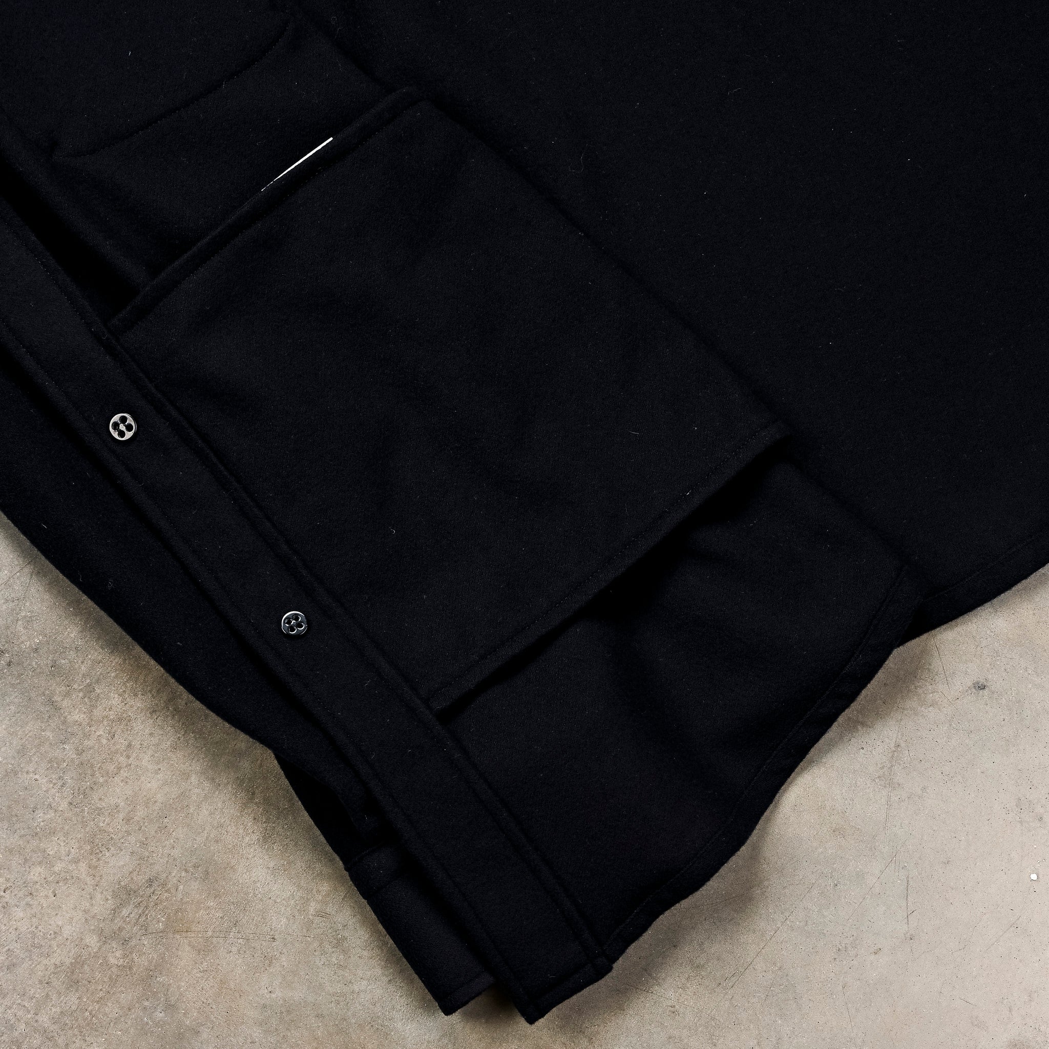 Caruso Overshirt Nuage 180's Wool Blu Notte