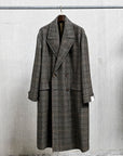 Caruso Rigoletto DB Overcoat Italian Tweed Verde Scuro