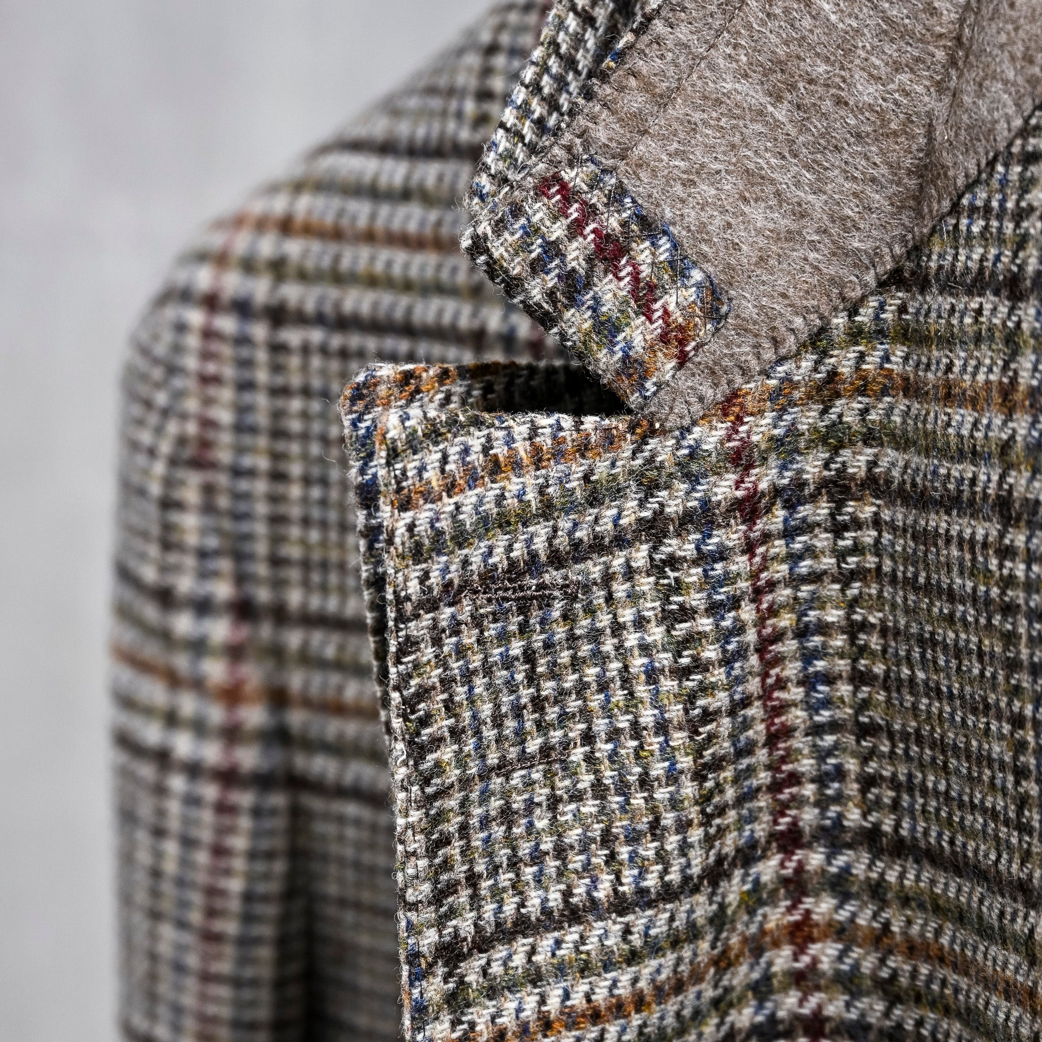 Caruso Italian Tweed Caruso Jacket Beige Chiaro