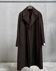Caruso Rigoletto Belted Capolavoro Overcoat Marrone