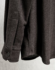 Caruso Overshirt Nuage 180's Wool Marrone
