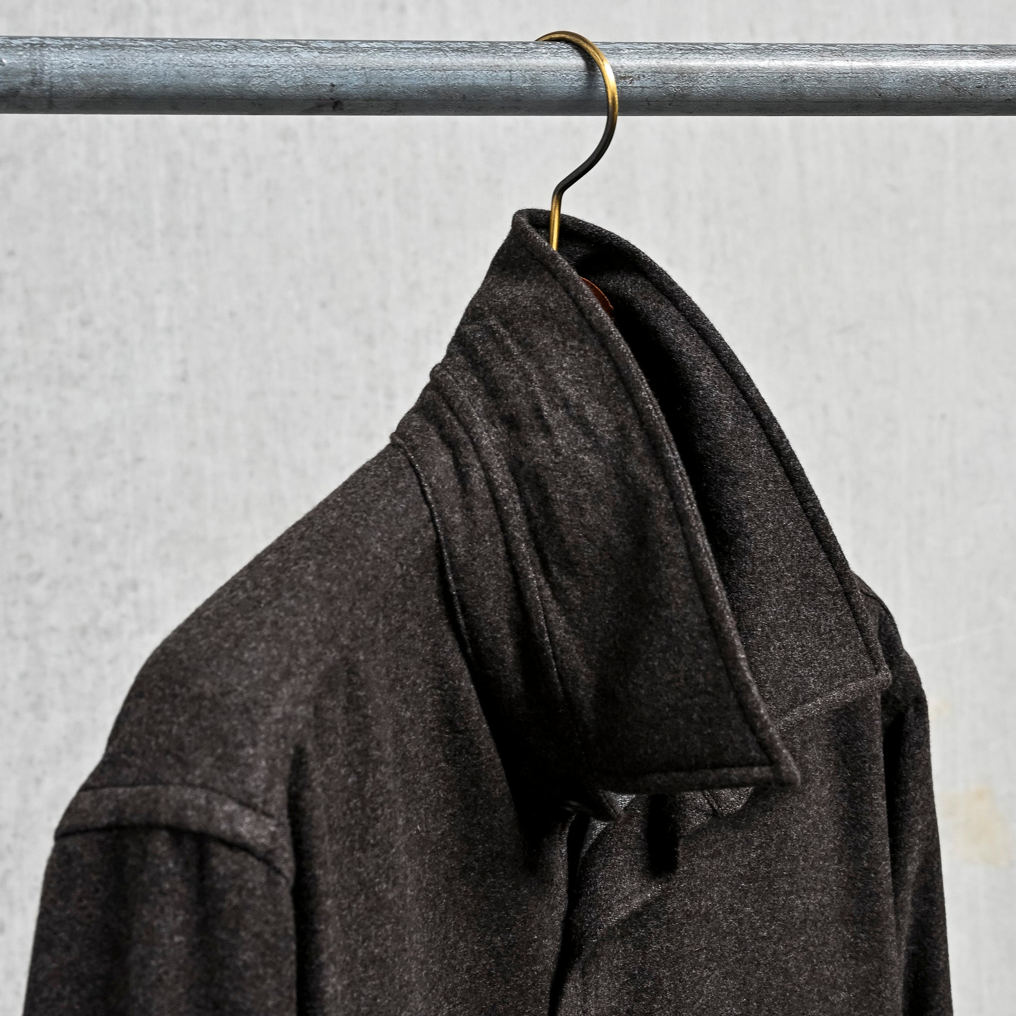 Caruso Overshirt Nuage 180's Wool Marrone