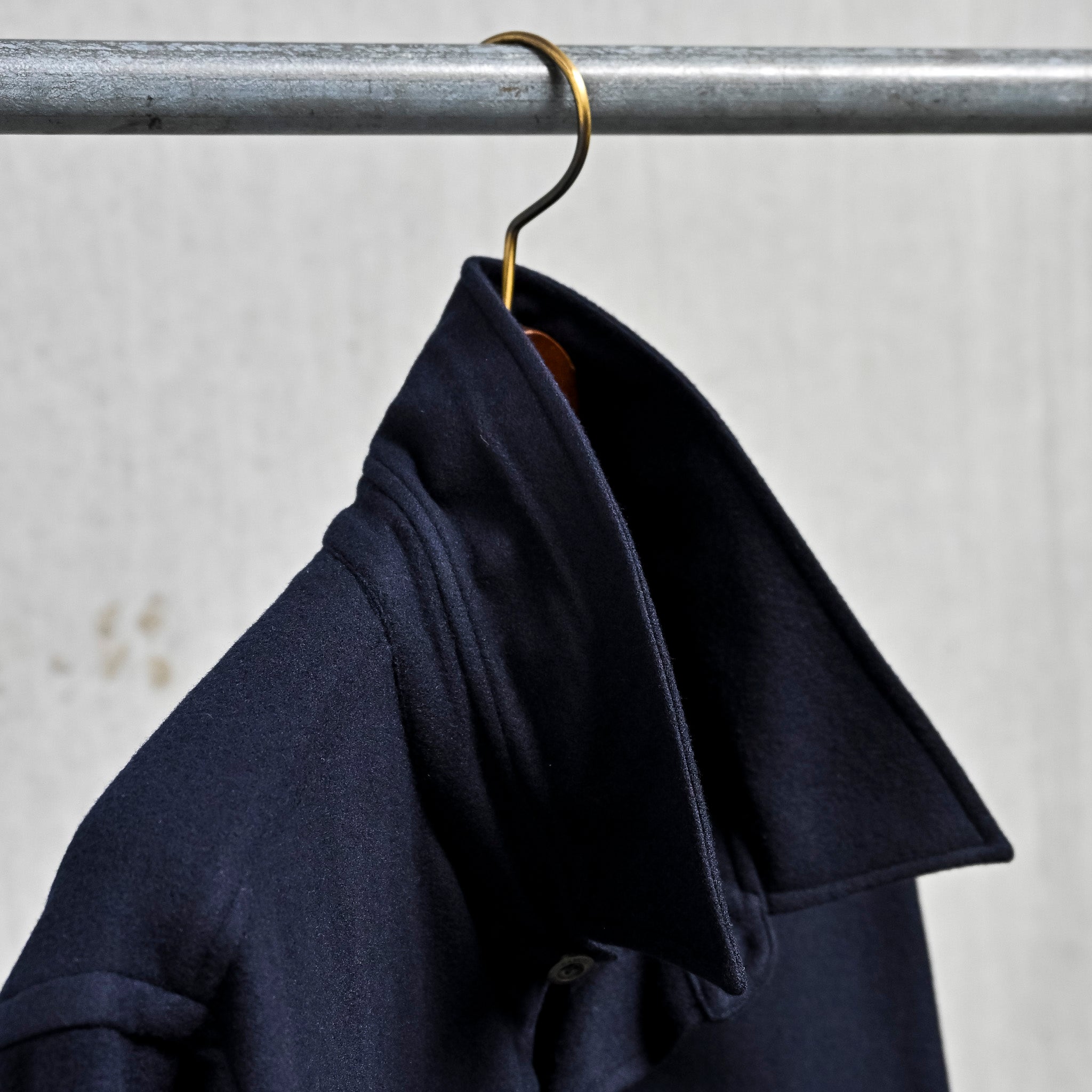 Caruso Overshirt Nuage 180's Wool Blu Notte