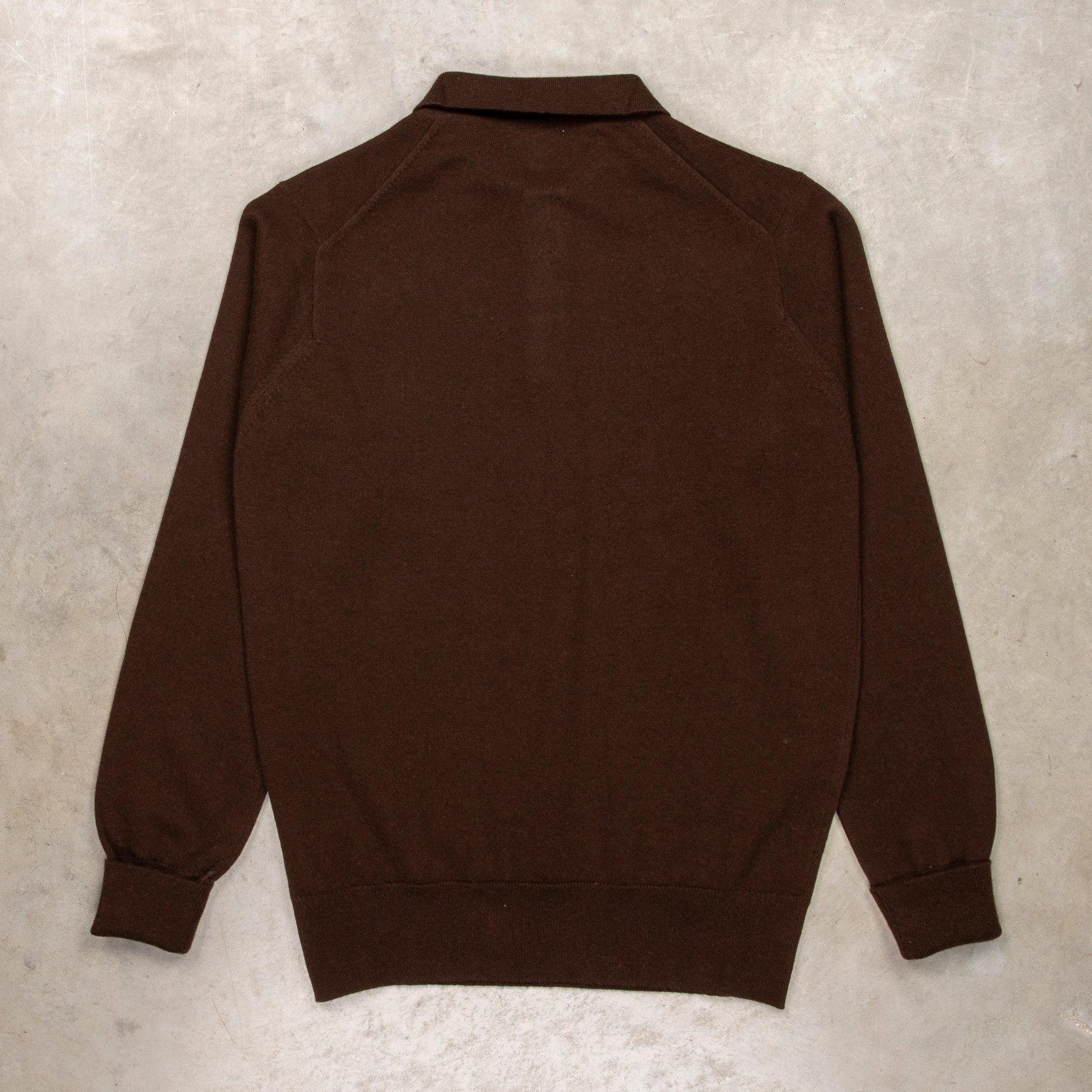 William Lockie x Frans Boone Cashmere Polo Caffè