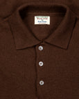 William Lockie x Frans Boone Cashmere Polo Caffè