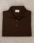 William Lockie x Frans Boone Cashmere Polo Caffè