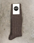 Frans Boone Socks Puro Cashmere Pesante Fango