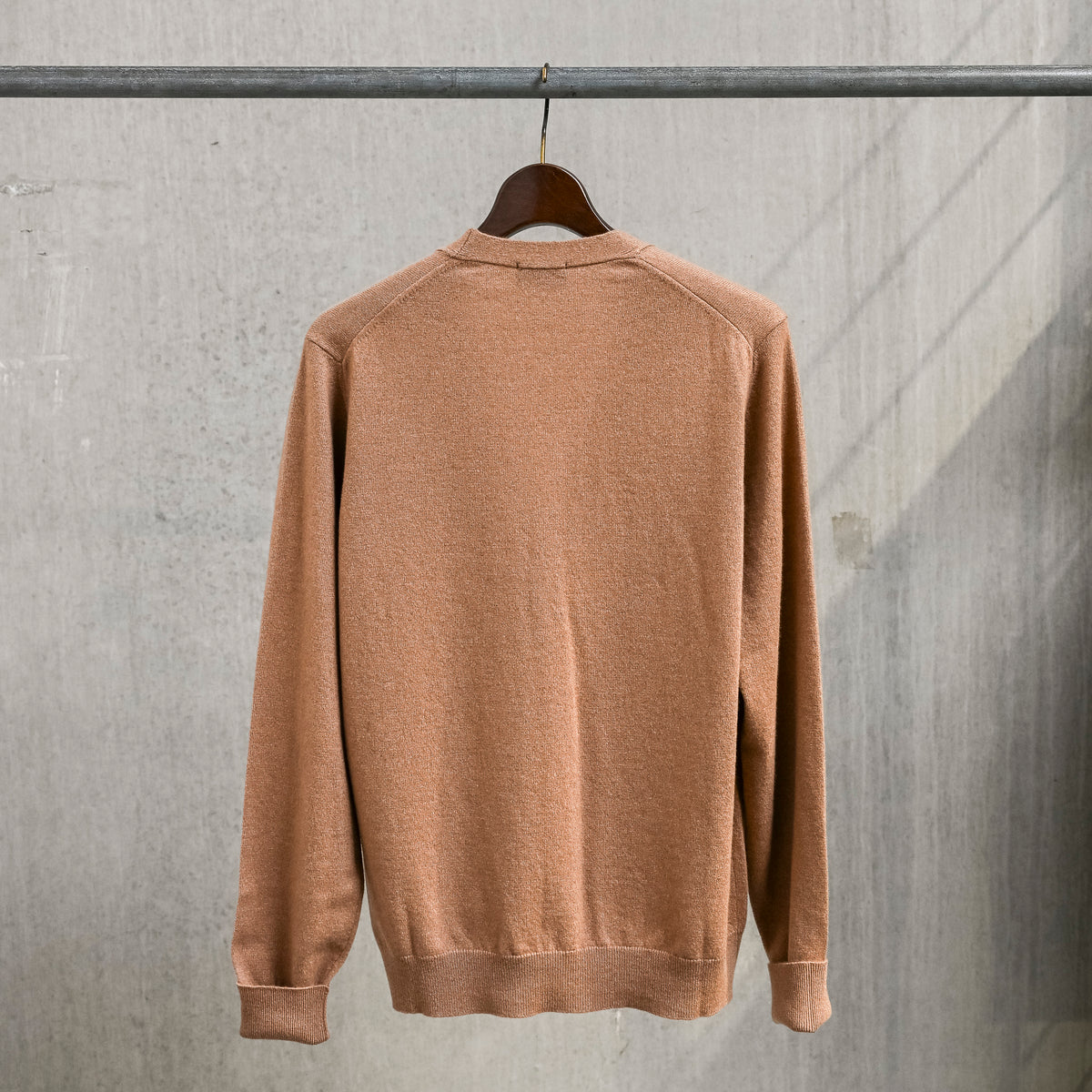 Drumohr Cashmere Cardigan con Bottoni Sabbia