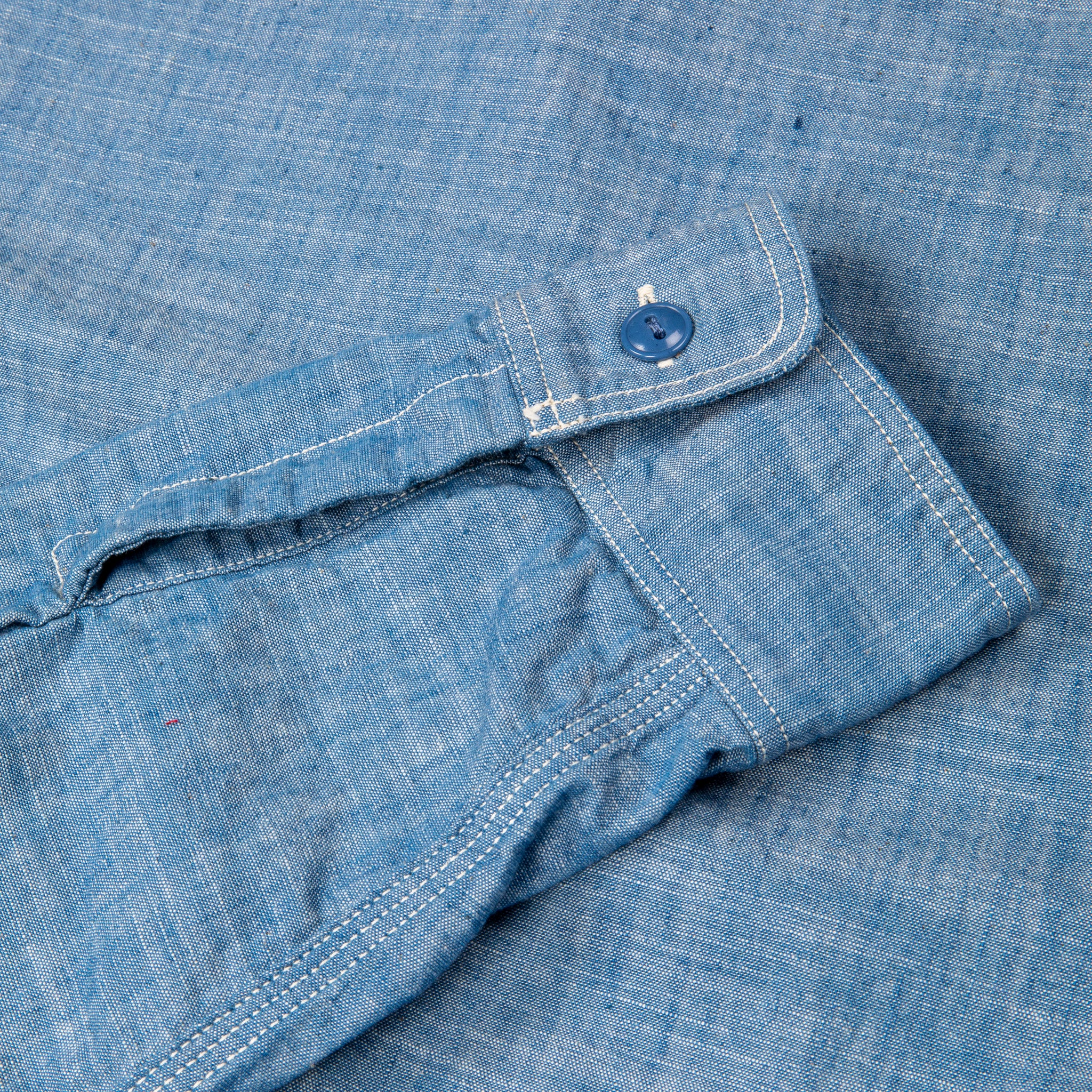 Fullcount 4090 Triple Stitch 4.6 Oz Chambray Shirt