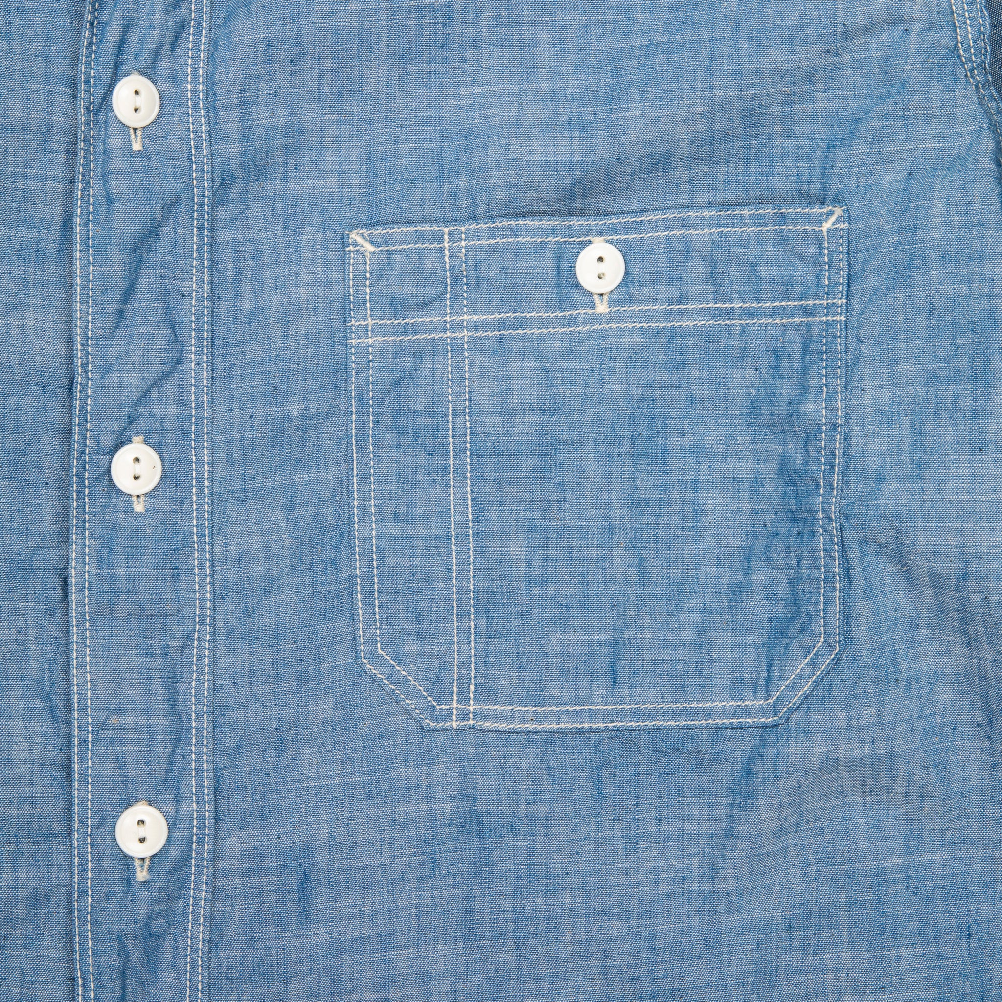 Fullcount 4090 Triple Stitch 4.6 Oz Chambray Shirt