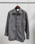 Fullcount 4090 Triple Stitch Chambray Shirt Covert Black
