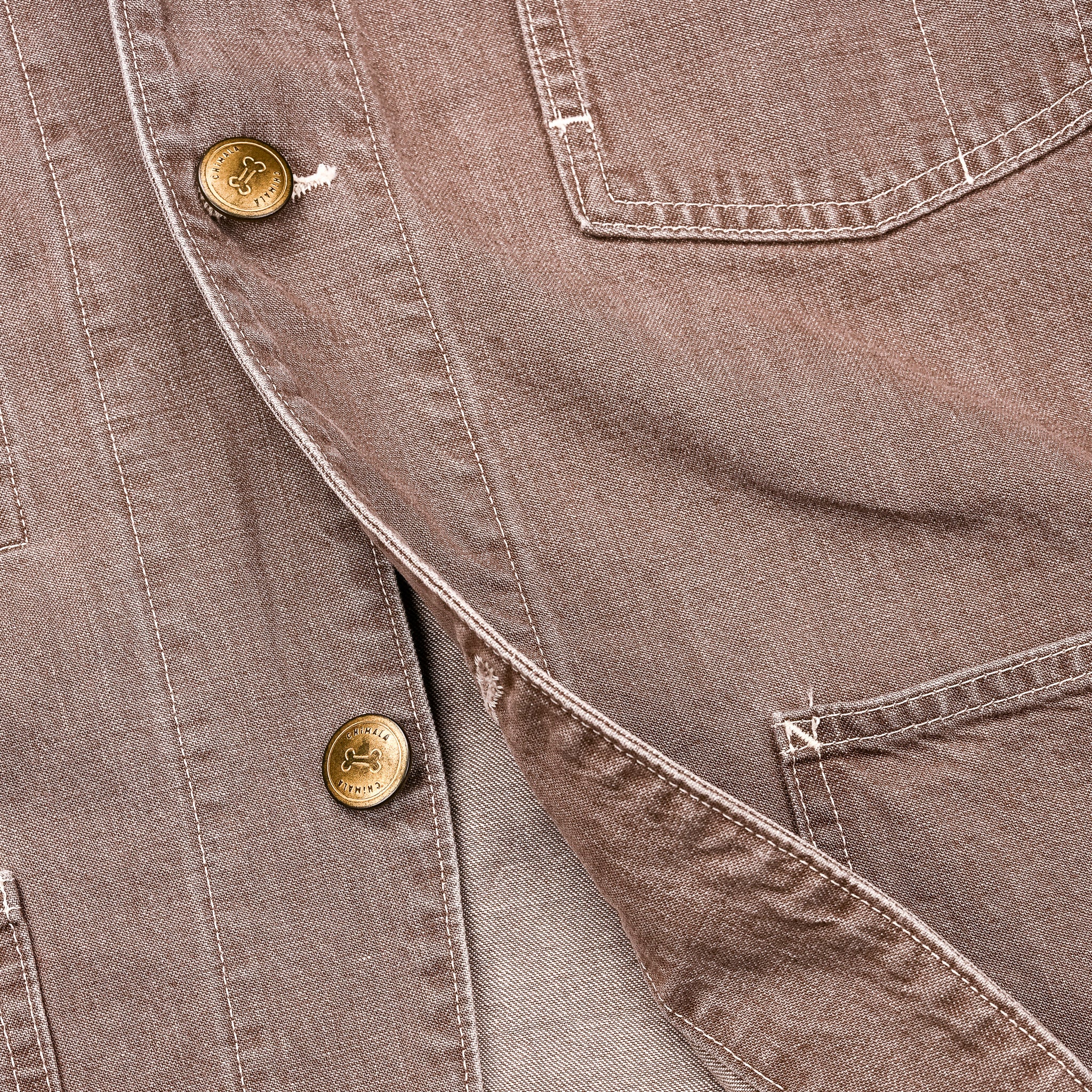 Chimala Short Chore Coat Denim Brown