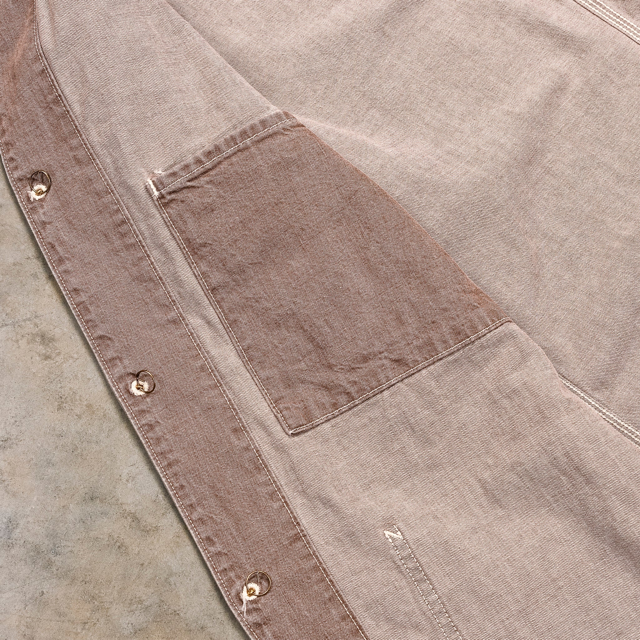 Chimala Short Chore Coat Denim Brown