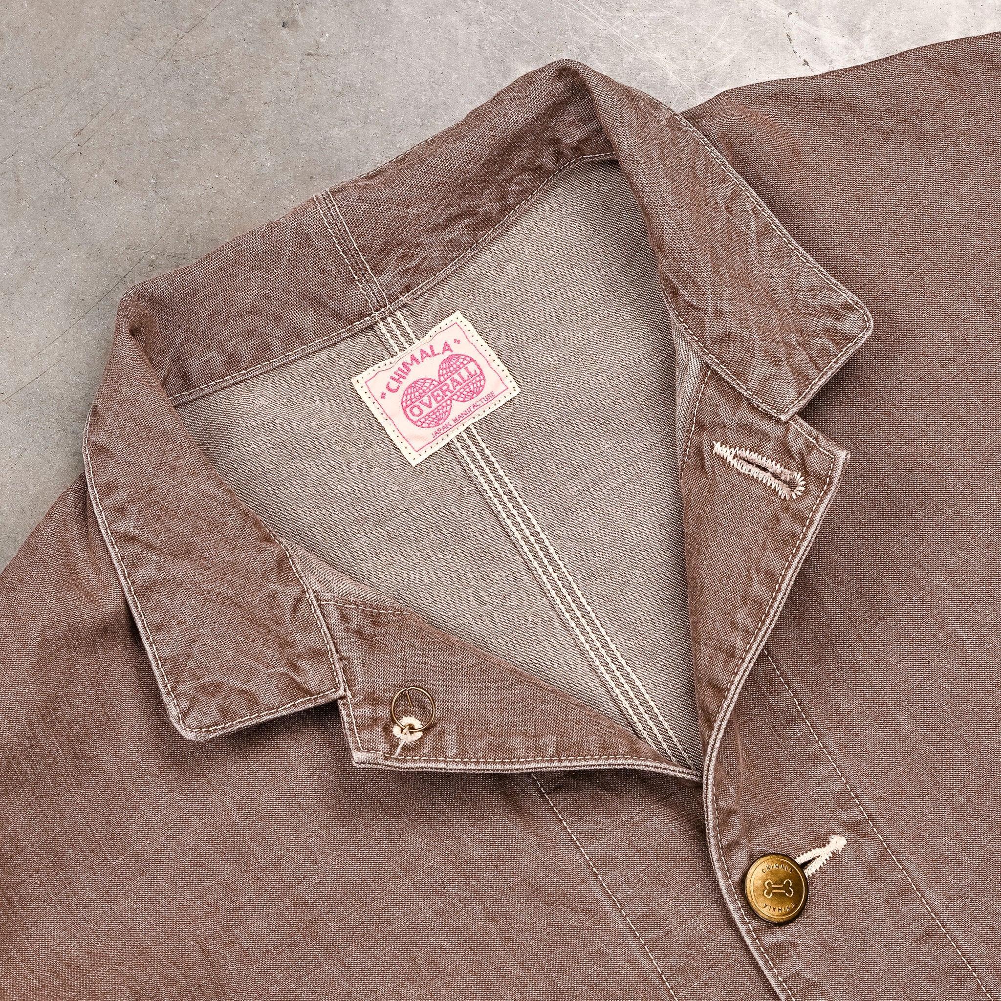Chimala Short Chore Coat Denim Brown – Frans Boone Store
