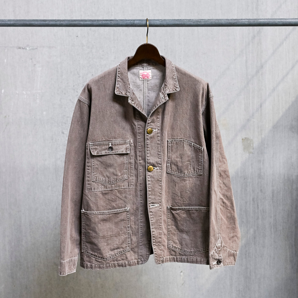 Chimala Short Chore Coat Denim Brown – Frans Boone Store