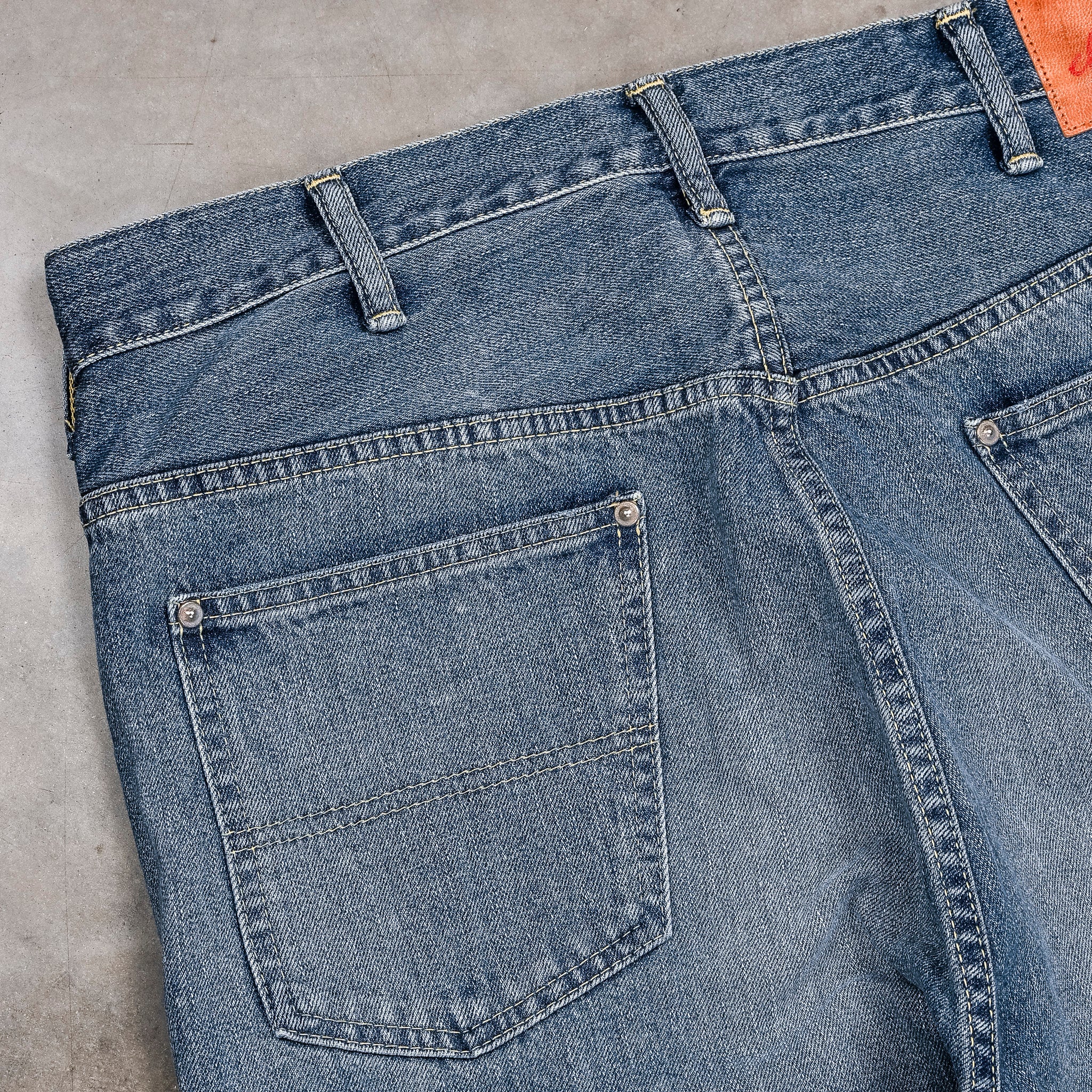 Chimala 12 Oz Work Denim Straight Cut Light Blue Wash – Frans Chimala 12 Oz Work Denim Straight Cut Light Blue Wash – Frans
