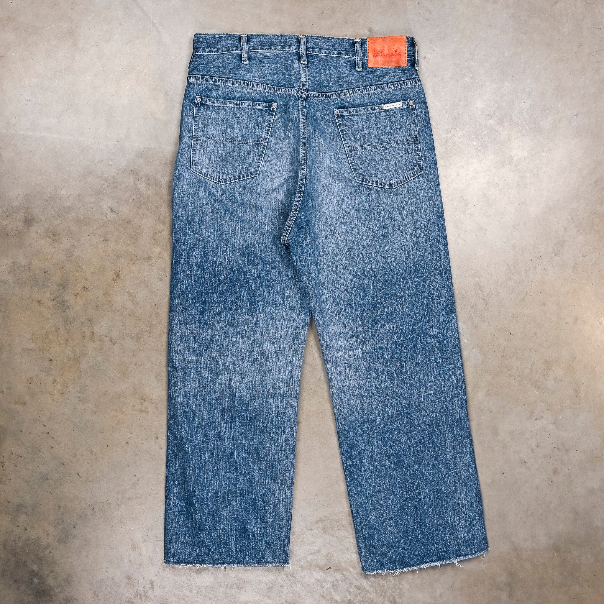 Chimala 12 Oz Work Denim Straight Cut Light Blue Wash – Frans