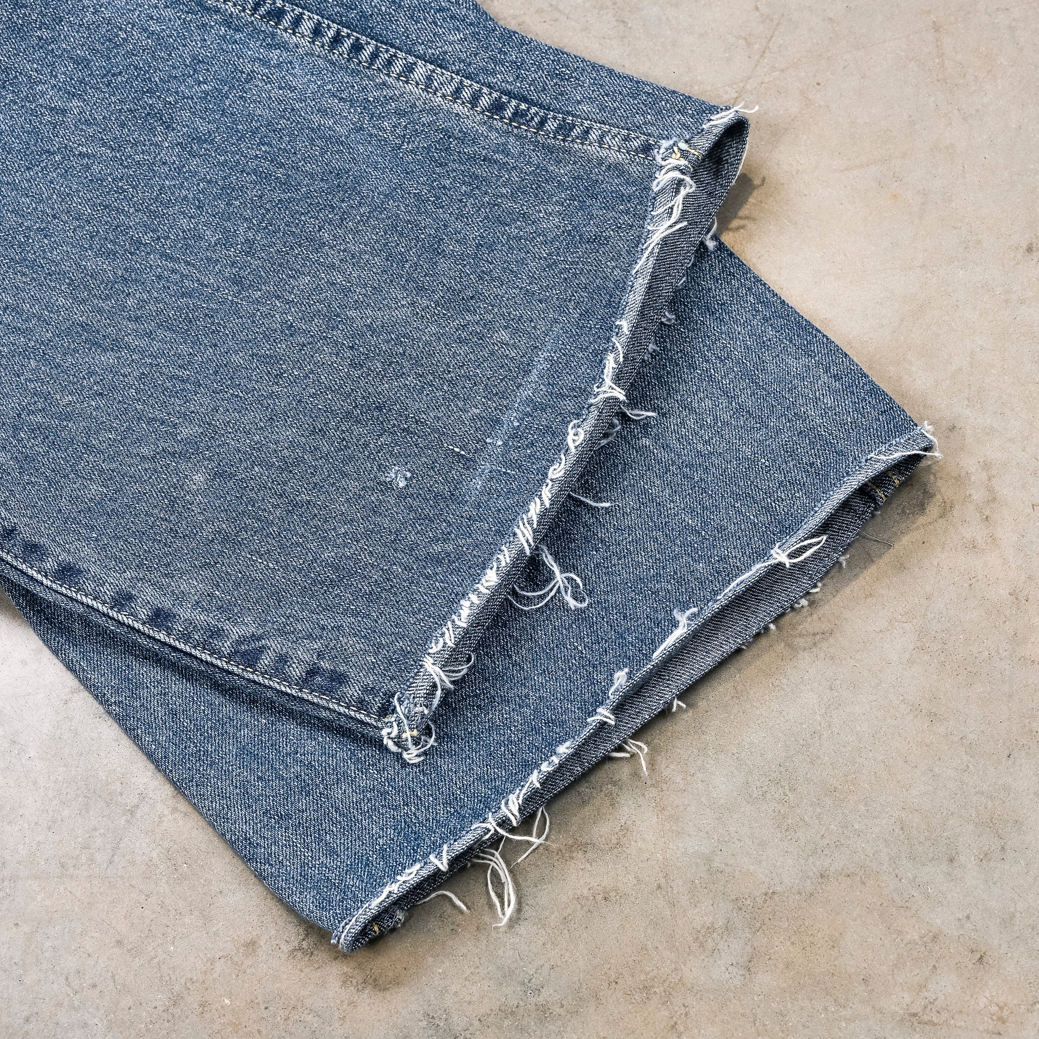 Chimala 12 Oz Work Denim Straight Cut Light Blue Wash – Frans