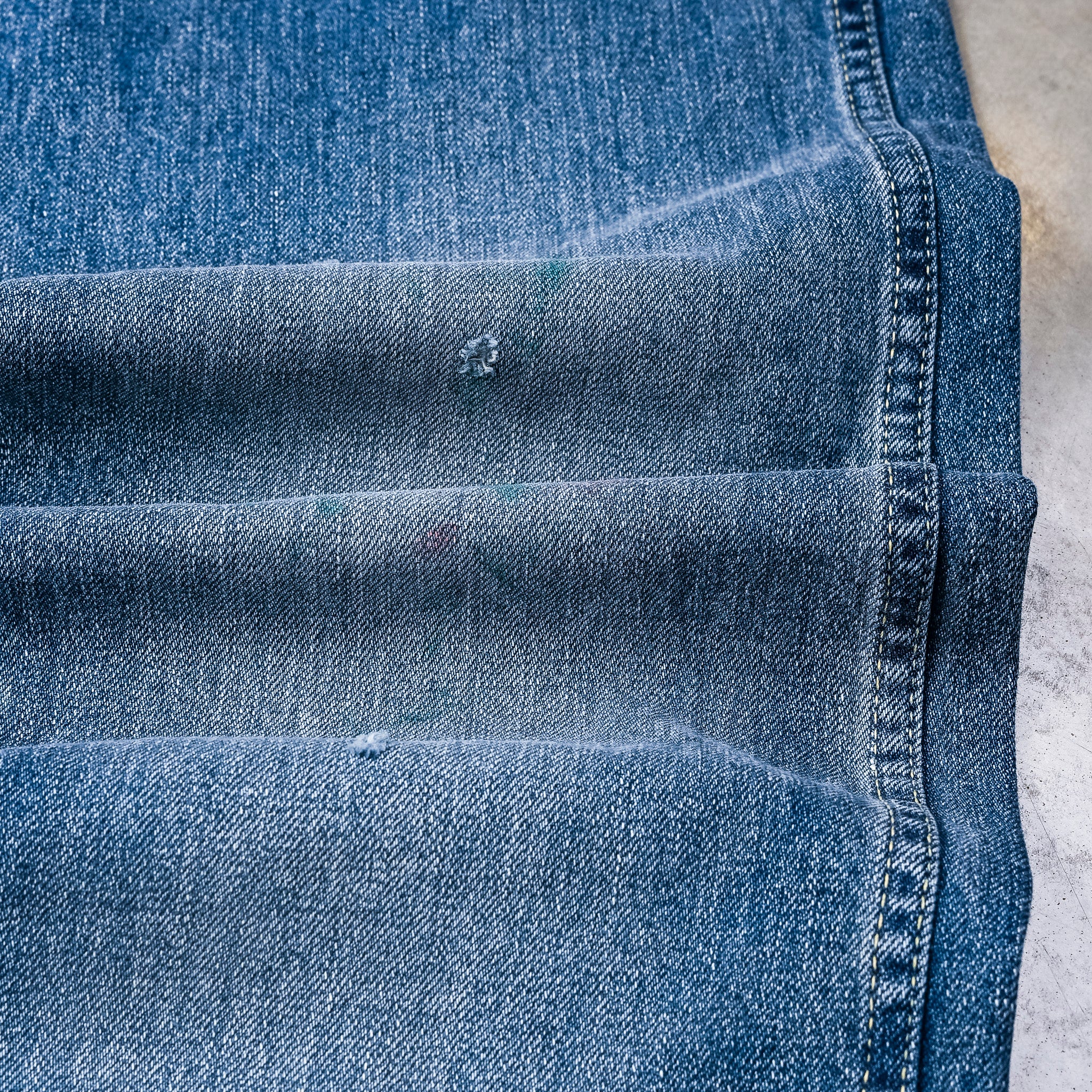 Chimala 12 Oz Work Denim Straight Cut Light Blue Wash – Frans