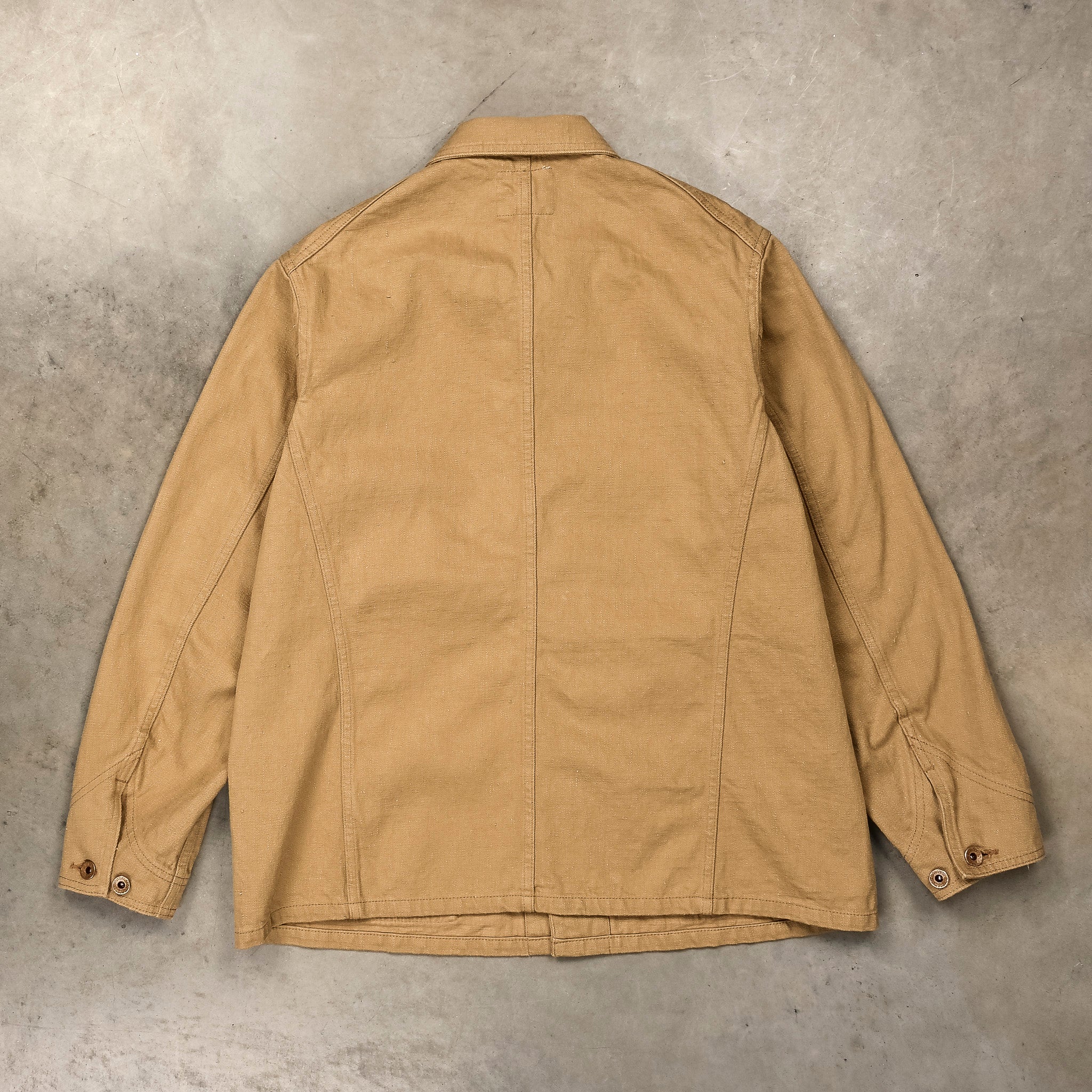 Fullcount 2015 Chore Jacket 12Oz Denim Beige