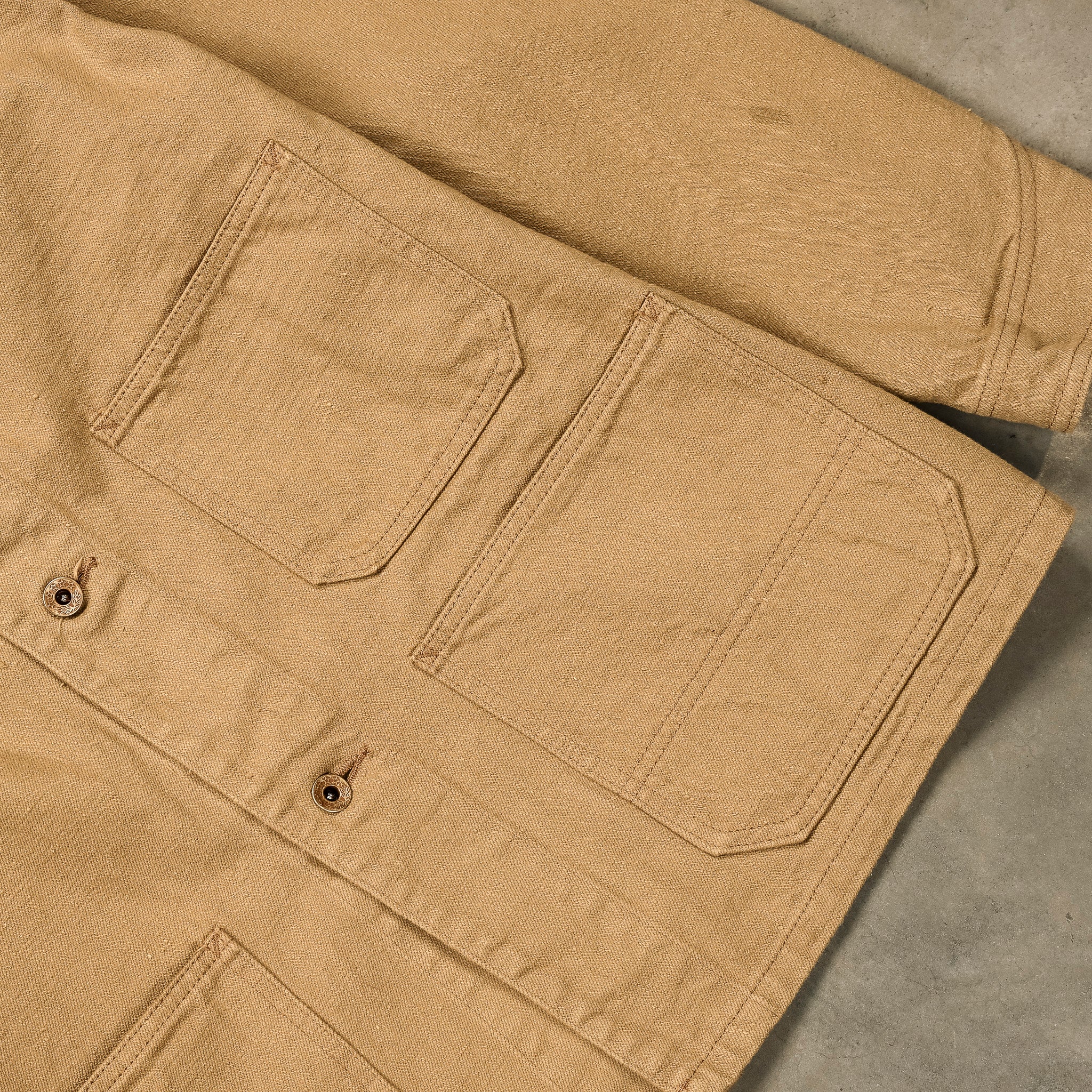 Fullcount 2015 Chore Jacket 12Oz Denim Beige