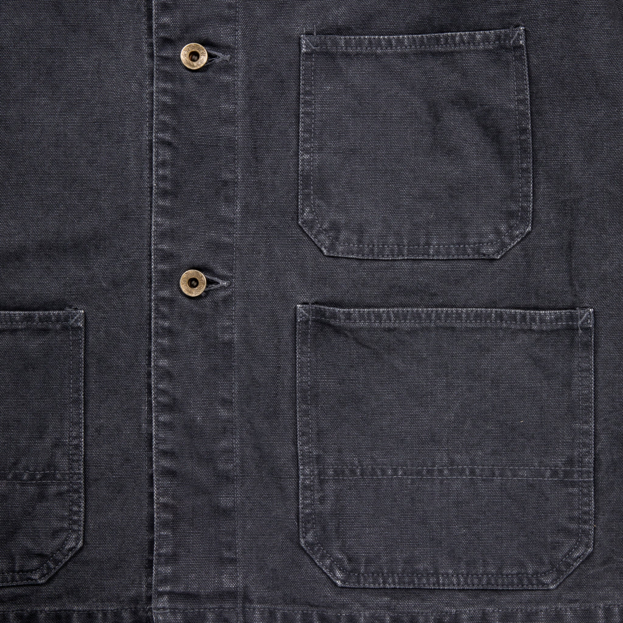 Fullcount 2015 Sulfur Dye Heavy Oxford Chore Jacket Black
