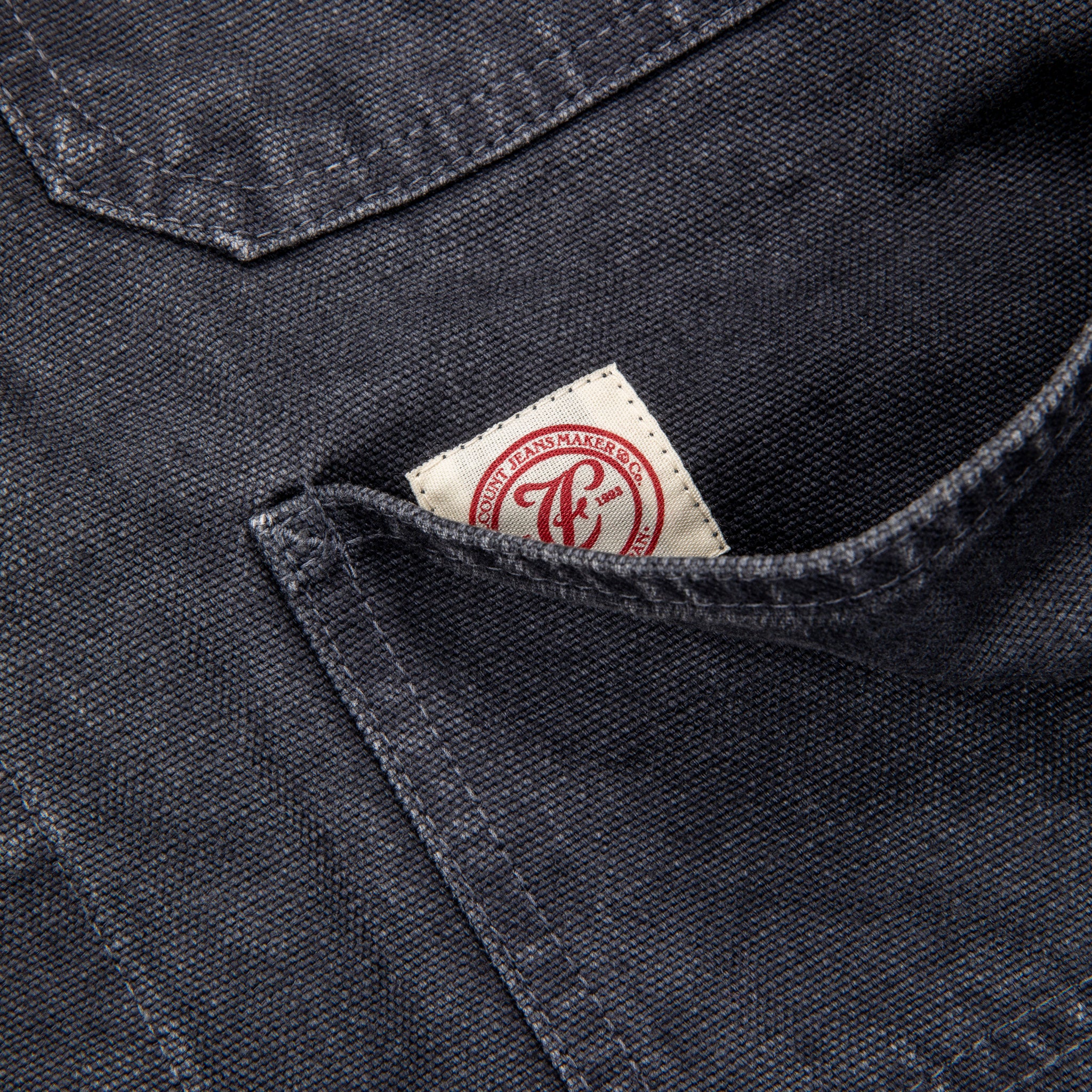Fullcount 2015 Sulfur Dye Heavy Oxford Chore Jacket Black