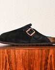 The Real McCoy´s Leather Foot Support Clogs Black