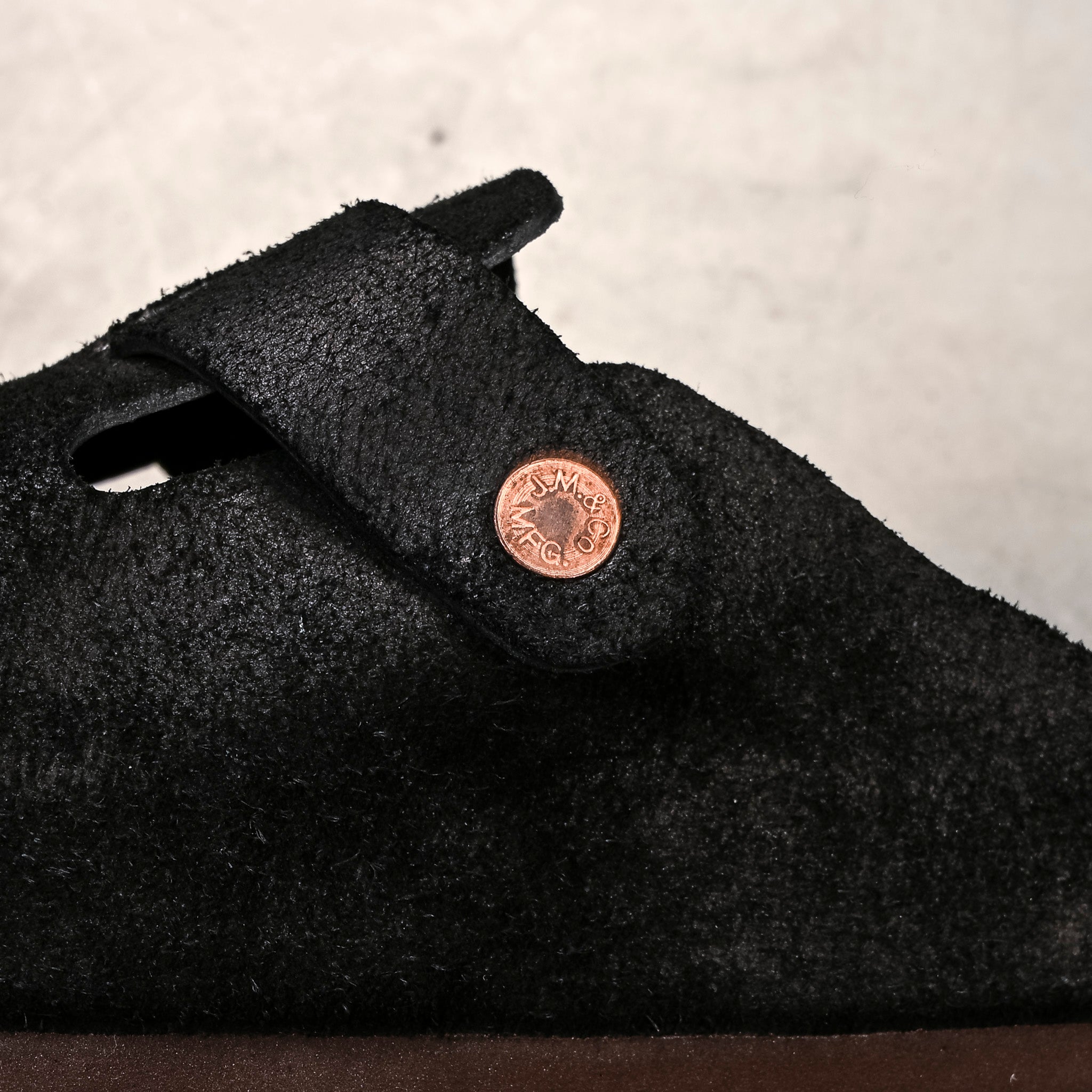 The Real McCoy´s Leather Foot Support Clogs Black