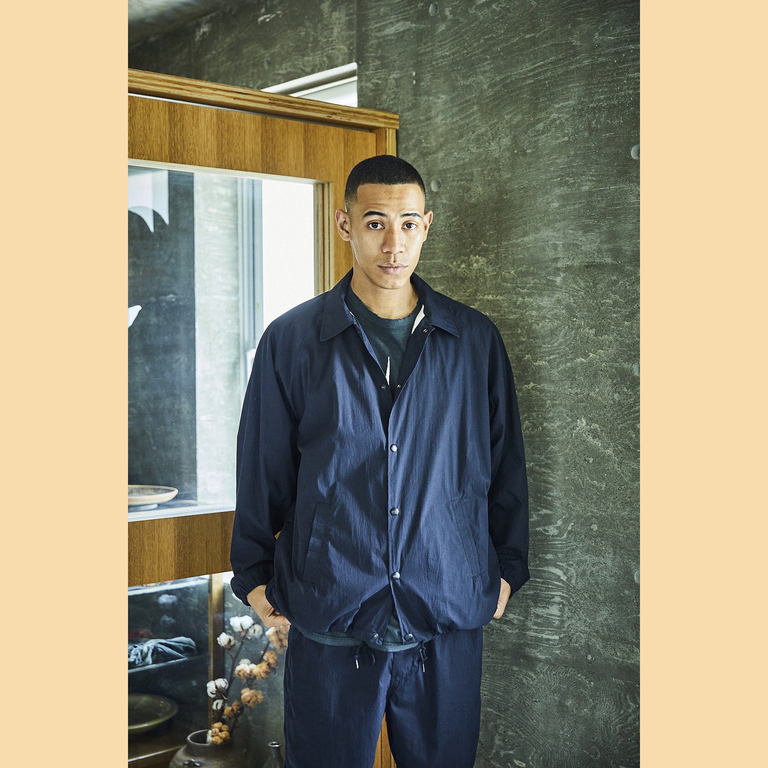 Orslow Coach Jacket Black