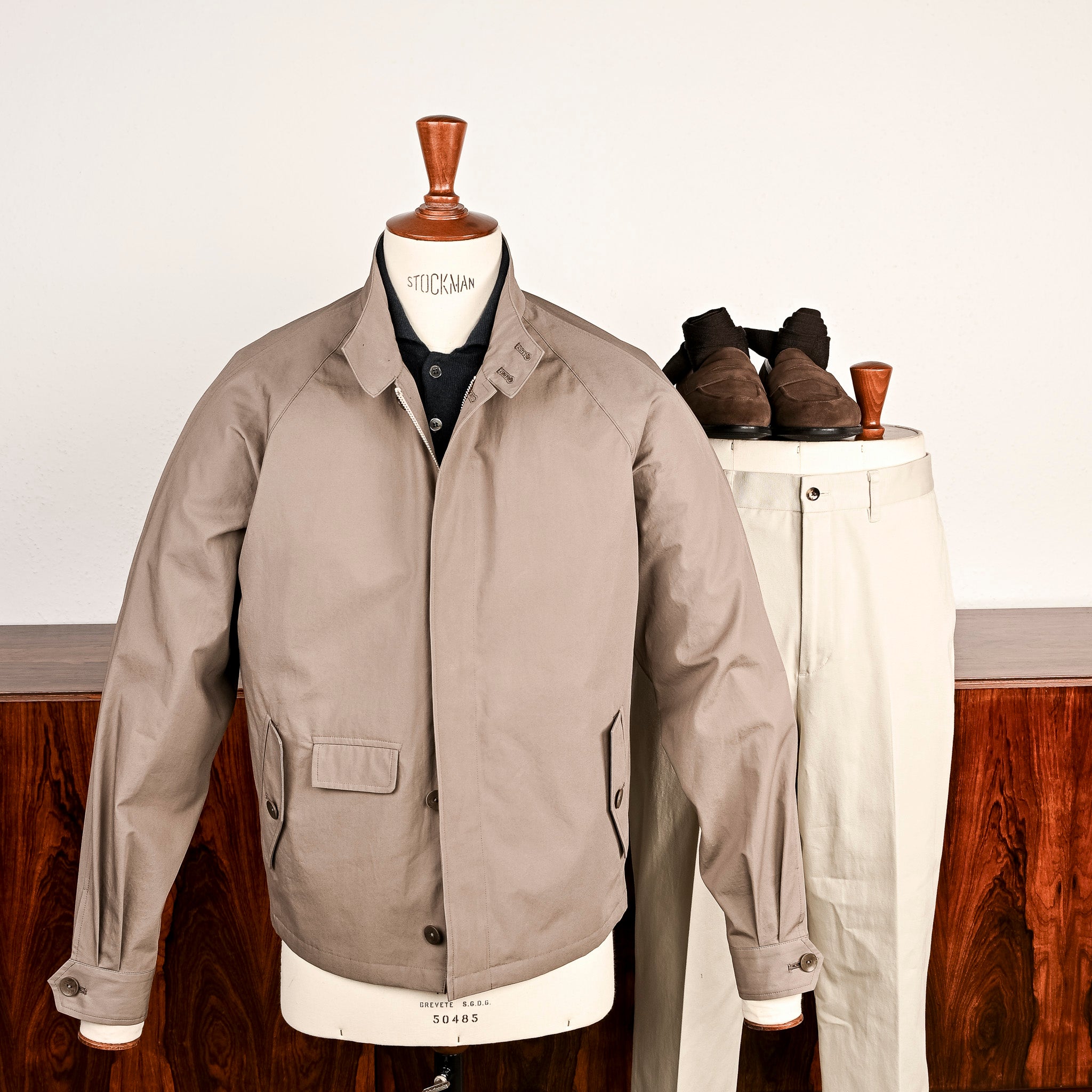 Cohérence Gianni Weather Resistant Light Cotton Jacket Hirondelle