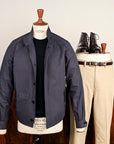 Cohérence Gianni Weather Resistant Light Cotton Jacket Slate Blue