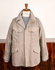 Cohérence Robert Jacket Wool Linen Mohair Ripple Beige