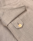 Cohérence Robert Jacket Wool Linen Mohair Ripple Beige
