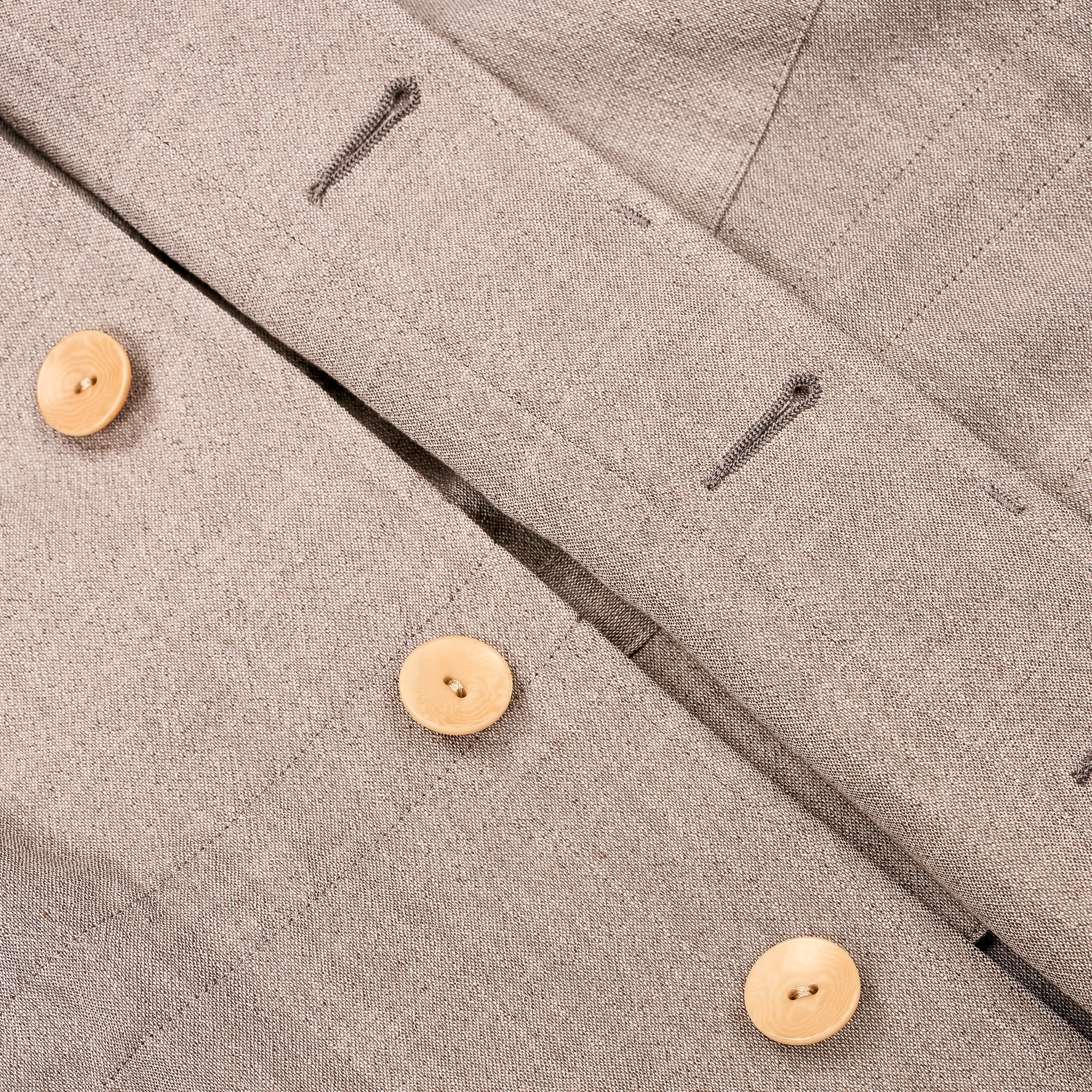 Cohérence Robert Jacket Wool Linen Mohair Ripple Beige
